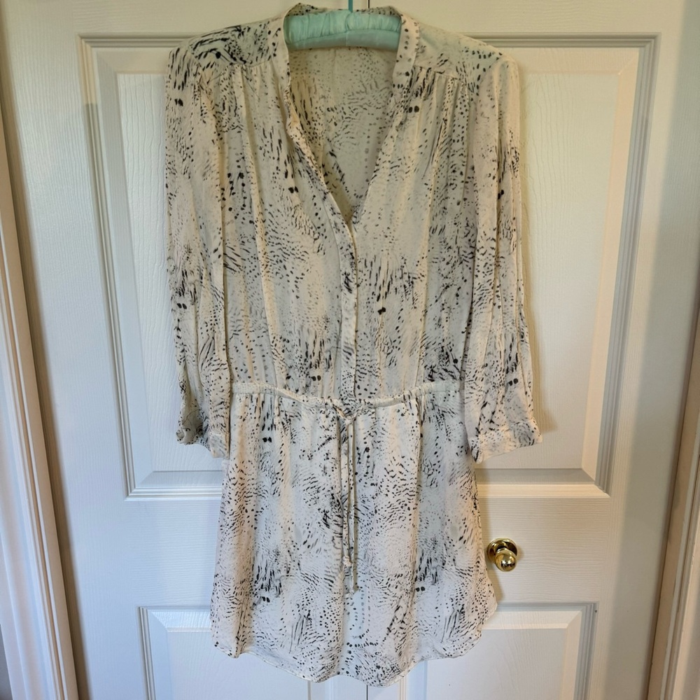 Aritzia Babaton Silk Patterned Dress